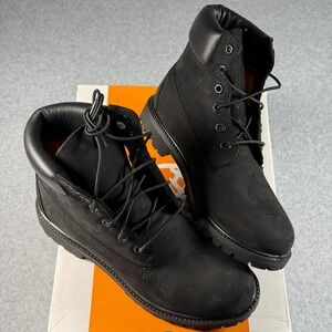 Timberland Women's Premium 6" Lace Waterproof Boot | Black Nubuck | Size 9 | NIB